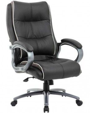 Кресло офисное BRABIX PREMIUM "Strong HD-009" (экокожа черная, ткань серая) 531945 в Стрежевом - strezevoi.ok-mebel.com | фото