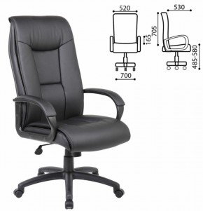 Кресло офисное BRABIX PREMIUM "Work EX-513" (экокожа, черное) 531943 в Стрежевом - strezevoi.ok-mebel.com | фото 2