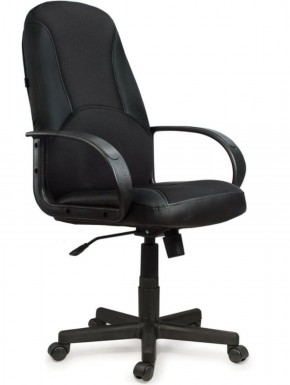 Кресло офисное BRABIX "City EX-512" (кожзам черный, ткань черная) 531407 в Стрежевом - strezevoi.ok-mebel.com | фото