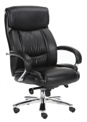 Кресло офисное BRABIX "Direct EX-580" (хром/рециклированная кожа/черное) 531824 в Стрежевом - strezevoi.ok-mebel.com | фото