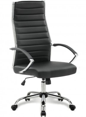 Кресло офисное BRABIX "Style EX-528", экокожа, хром, черное, 531947 в Стрежевом - strezevoi.ok-mebel.com | фото