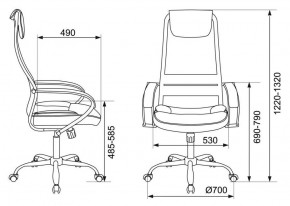 Кресло руководителя Бюрократ CH-608SL/BLACK в Стрежевом - strezevoi.ok-mebel.com | фото 4