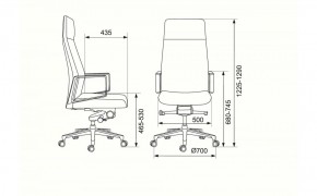 Кресло руководителя Бюрократ _JONS/CASHGREY серый в Стрежевом - strezevoi.ok-mebel.com | фото 4