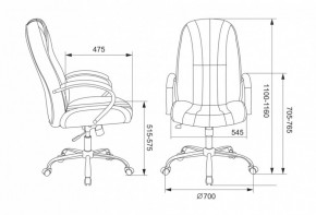 Кресло руководителя Бюрократ T-898SL/BLACK в Стрежевом - strezevoi.ok-mebel.com | фото 4