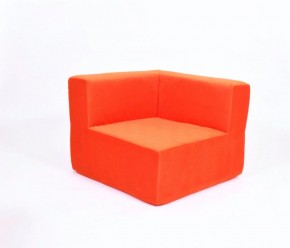 Кресло-угловое-модуль бескаркасное Тетрис 30 (Оранжевый) в Стрежевом - strezevoi.ok-mebel.com | фото