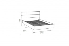 Кровать 1200х2000 "Морти" НМ 041.20 Х с основанием в Стрежевом - strezevoi.ok-mebel.com | фото 7