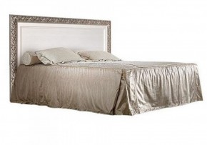 Кровать 2-х спальная (1,4 м) Тиффани штрих-лак/серебро (ТФКР140-1) в Стрежевом - strezevoi.ok-mebel.com | фото