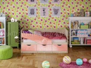 Кровать Бабочки (Розовый металлик) 1600 в Стрежевом - strezevoi.ok-mebel.com | фото