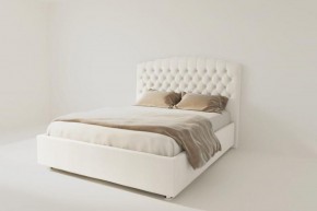 Кровать Берлин без основания 1600 (экокожа белая) в Стрежевом - strezevoi.ok-mebel.com | фото