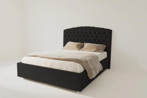 Кровать Берлин без основания 1600 (экокожа кольт ч) в Стрежевом - strezevoi.ok-mebel.com | фото