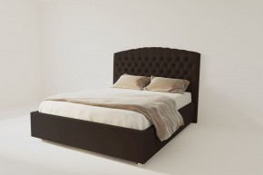 Кровать Берлин с ПМ 900 (экокожа коричневая) в Стрежевом - strezevoi.ok-mebel.com | фото 2