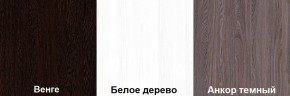 Кровать-чердак Пионер 1 (800*1900) Белое дерево, Анкор темный, Венге в Стрежевом - strezevoi.ok-mebel.com | фото 3