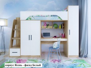 Кровать-чердак Тея + Шкаф-Пенал Тея в Стрежевом - strezevoi.ok-mebel.com | фото 8