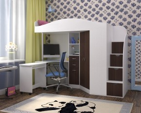 Кровать-чердак Юниор 4 (800*1900) в Стрежевом - strezevoi.ok-mebel.com | фото 2