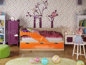 ДЕЛЬФИН-1 Кровать 1800 (Оранжевый металлик) в Стрежевом - strezevoi.ok-mebel.com | фото