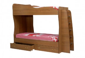 Кровать детская 2-х ярусная Юниор-1 (800*2000) ЛДСП в Стрежевом - strezevoi.ok-mebel.com | фото