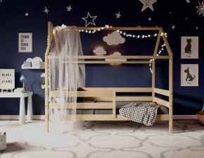 Кровать-домик 80*160 без покраски (без ящиков) в Стрежевом - strezevoi.ok-mebel.com | фото