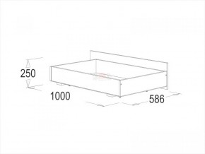 Кровать двойная Ольга 1Н + 2-а ящика (1200*2000) в Стрежевом - strezevoi.ok-mebel.com | фото 3