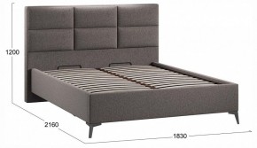 Кровать двуспальная Делана с ПМ Тип 1 в Стрежевом - strezevoi.ok-mebel.com | фото 4