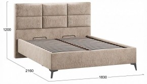 Кровать двуспальная Делана с ПМ Тип 1 в Стрежевом - strezevoi.ok-mebel.com | фото 4