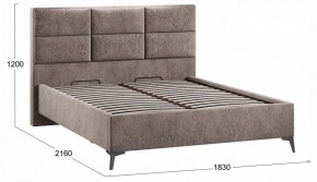 Кровать двуспальная Делана с ПМ Тип 1 в Стрежевом - strezevoi.ok-mebel.com | фото 4