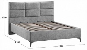 Кровать двуспальная Делана с ПМ Тип 1 в Стрежевом - strezevoi.ok-mebel.com | фото 4