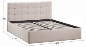Кровать двуспальная Джоли с ПМ Тип 1 в Стрежевом - strezevoi.ok-mebel.com | фото 3