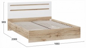 Кровать двуспальная Фьюжн ТД-260.01.03 в Стрежевом - strezevoi.ok-mebel.com | фото 3