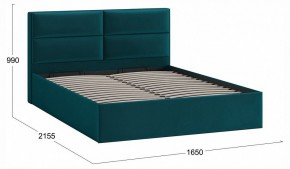Кровать двуспальная Глосс с ПМ Тип 1 в Стрежевом - strezevoi.ok-mebel.com | фото 4