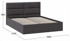 Кровать двуспальная Глосс с ПМ Тип 1 в Стрежевом - strezevoi.ok-mebel.com | фото 4
