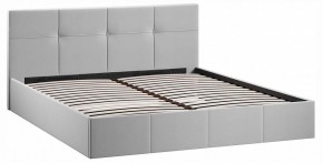 Кровать двуспальная Лора с ПМ в Стрежевом - strezevoi.ok-mebel.com | фото 2