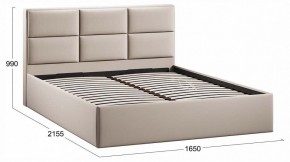 Кровать двуспальная Стелла с ПМ Тип 1 в Стрежевом - strezevoi.ok-mebel.com | фото 3