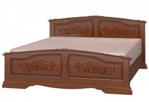 ЕЛЕНА Кровать из массива 1800 (Орех) в Стрежевом - strezevoi.ok-mebel.com | фото