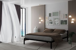 Кровать Мета с матрасом 1200 (черный) в Стрежевом - strezevoi.ok-mebel.com | фото 2
