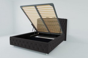 Кровать Нягань с ПМ 900 (экокожа кольт ч) в Стрежевом - strezevoi.ok-mebel.com | фото 2