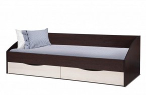 Кровать одинарная "Фея - 3" симметричная New (2000Х900) венге/вудлайн кремовый в Стрежевом - strezevoi.ok-mebel.com | фото