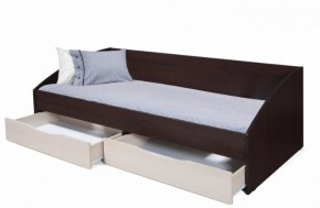 Кровать одинарная "Фея - 3" симметричная New (2000Х900) венге/вудлайн кремовый в Стрежевом - strezevoi.ok-mebel.com | фото 2
