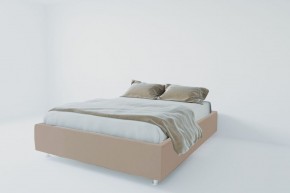 Кровать Подиум с ПМ 1200 (велюр серый) в Стрежевом - strezevoi.ok-mebel.com | фото 1