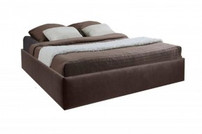 Кровать Подиум с ПМ 800 (экокожа коричневая) в Стрежевом - strezevoi.ok-mebel.com | фото 2