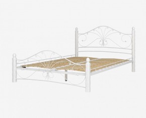 Кровать "Фортуна 1" КМД 2.01 Белая (1400*2000) (ножки-белые) с коваными элементами в Стрежевом - strezevoi.ok-mebel.com | фото 2