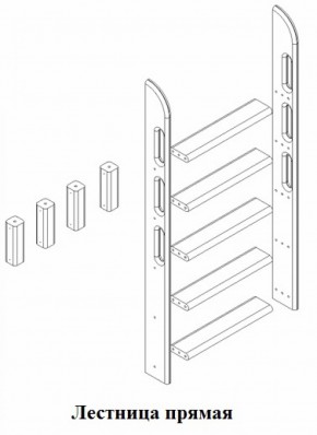 Кровать Сонечка 2-х ярусная (модульная) в Стрежевом - strezevoi.ok-mebel.com | фото 12