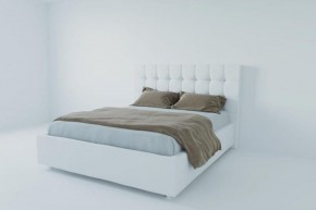 Кровать Венеция без основания 1200 (экокожа белая) в Стрежевом - strezevoi.ok-mebel.com | фото