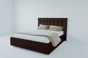 Кровать Венеция с ПМ 800 (экокожа коричневая) в Стрежевом - strezevoi.ok-mebel.com | фото 2