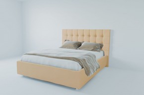 Кровать Венеция с ПМ 900 (экокожа бежевая) в Стрежевом - strezevoi.ok-mebel.com | фото 2