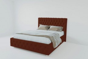 Кровать Версаль 1800 без основания (велюр бордо) в Стрежевом - strezevoi.ok-mebel.com | фото