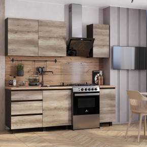 Кухня Энигма 1.6 м (венге/дуб каньон) в Стрежевом - strezevoi.ok-mebel.com | фото