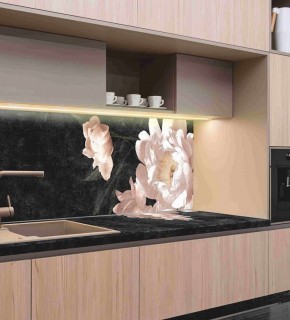 Кухонный фартук со столешницей (А-05) в едином стиле (3050 мм) в Стрежевом - strezevoi.ok-mebel.com | фото