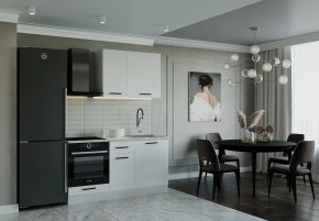 Кухонный гарнитур Белый Глянец 1600 (Стол. 26мм) в Стрежевом - strezevoi.ok-mebel.com | фото