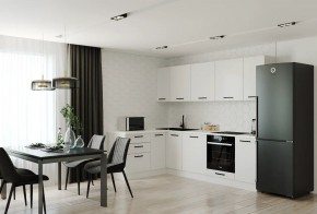 Кухонный гарнитур Белый Глянец 2600*1600 (Стол. 38мм) в Стрежевом - strezevoi.ok-mebel.com | фото