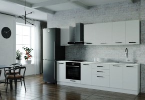 Кухонный гарнитур Белый Глянец 2800 (Стол. 26мм) в Стрежевом - strezevoi.ok-mebel.com | фото